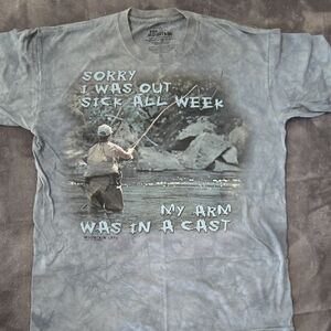 The Mountain Blue Graphic T-Shirt